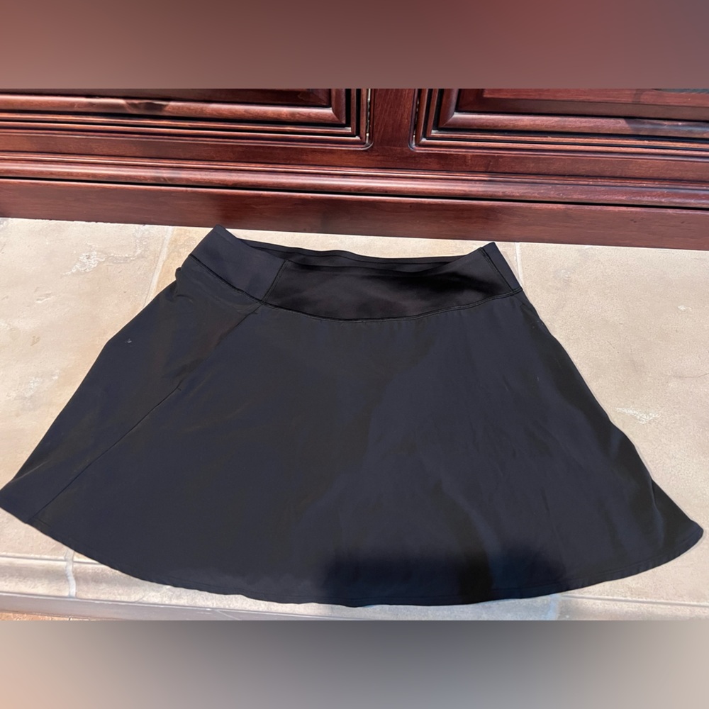 Women's Puma PWRSHAPE Golf Solid Black Mini Skirt